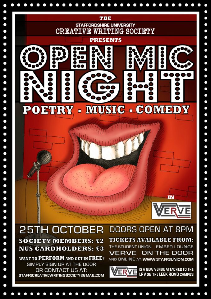 open mic night poster